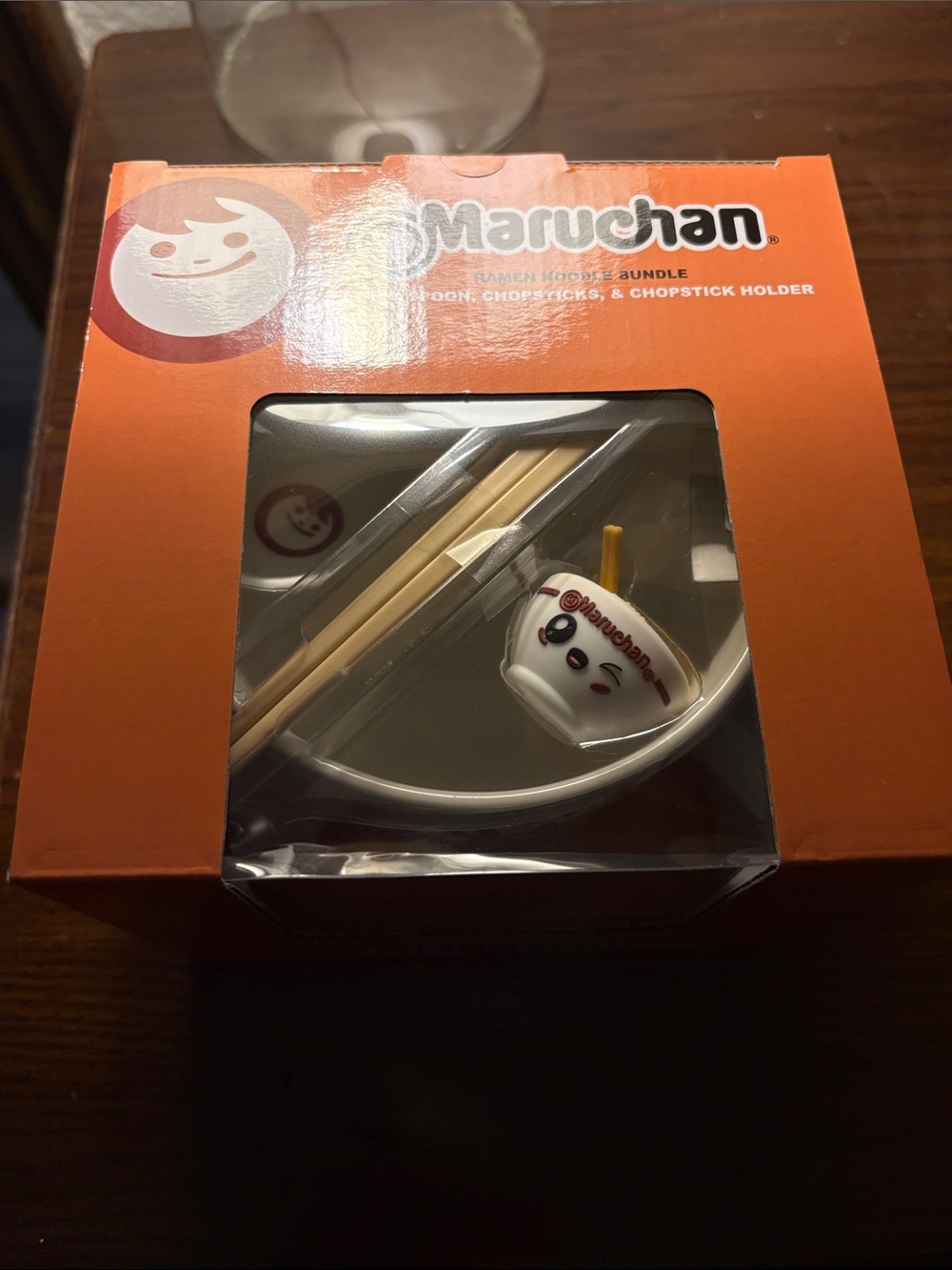 Orange Ramen Bowl & Chopstick Set